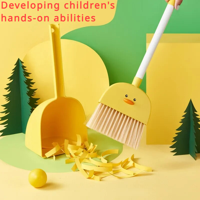 Kids Outdoor Broom - Set sapu Pengki Mini anak-anak PP