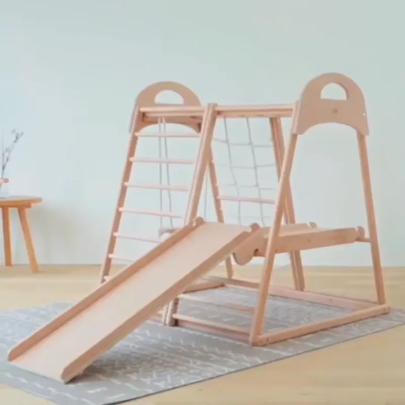 Kids Outdoor Furniture Set - untuk Anak-anak, Peralatan Gym Panjat Kayu
