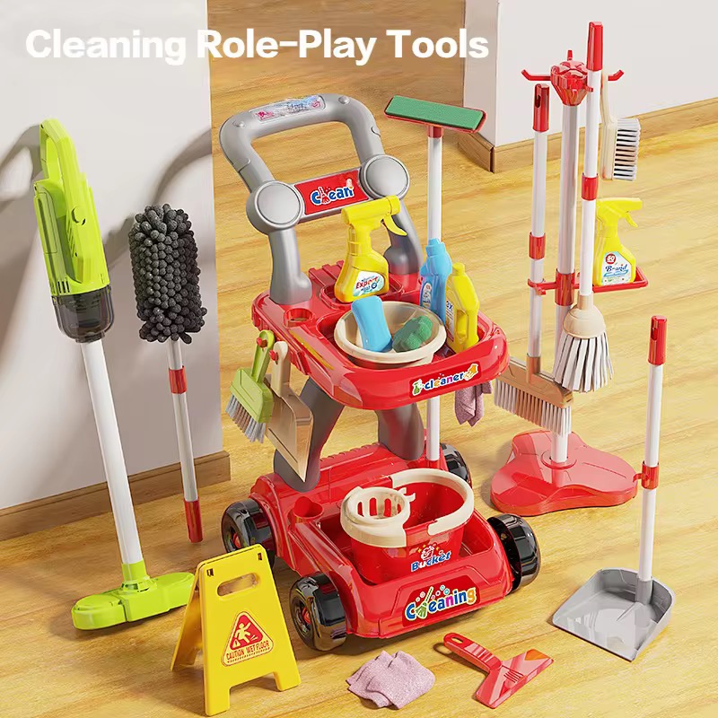 Mainan Bermain Peran Anak-anak - Kids Outdoor Broom ulasan dan harga