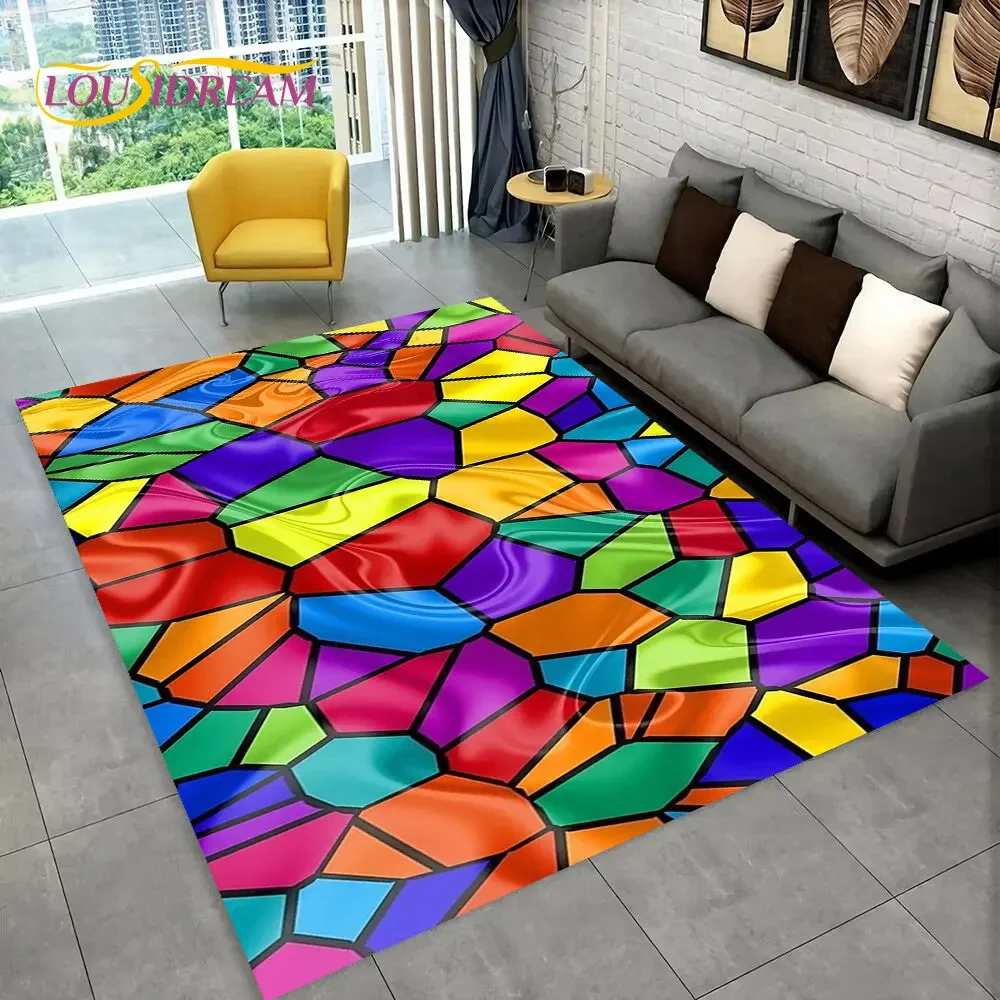Karpet Area Warna Pelangi Ilus - Kids Outdoor Area ulasan dan harga